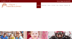 Desktop Screenshot of marylandvisiontherapy.com